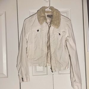 Stylish White Jean Jacket